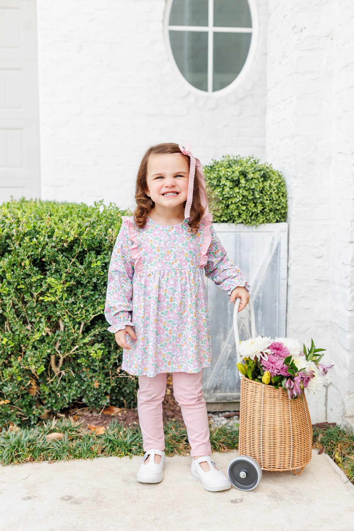 Autumn Blooms Pant Set - Born Childrens Boutique