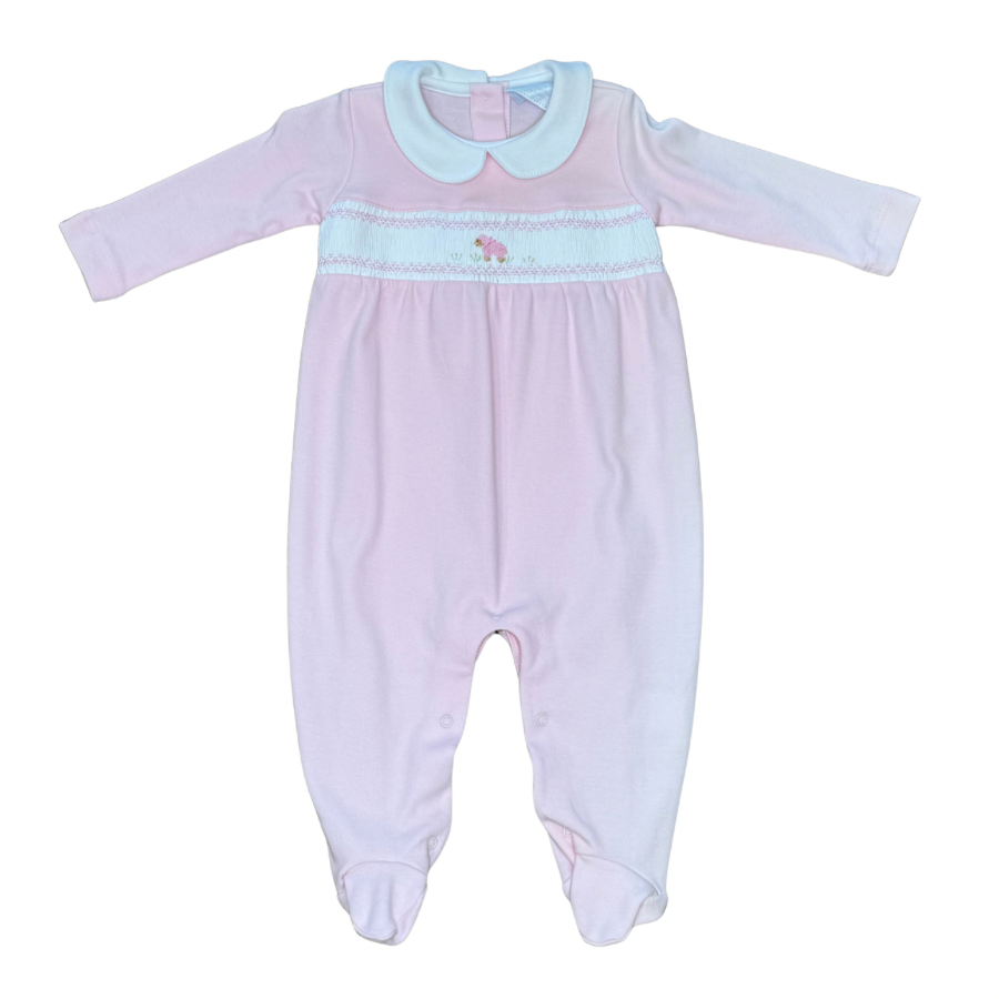 Pink Sheep Footie - Born Childrens Boutique