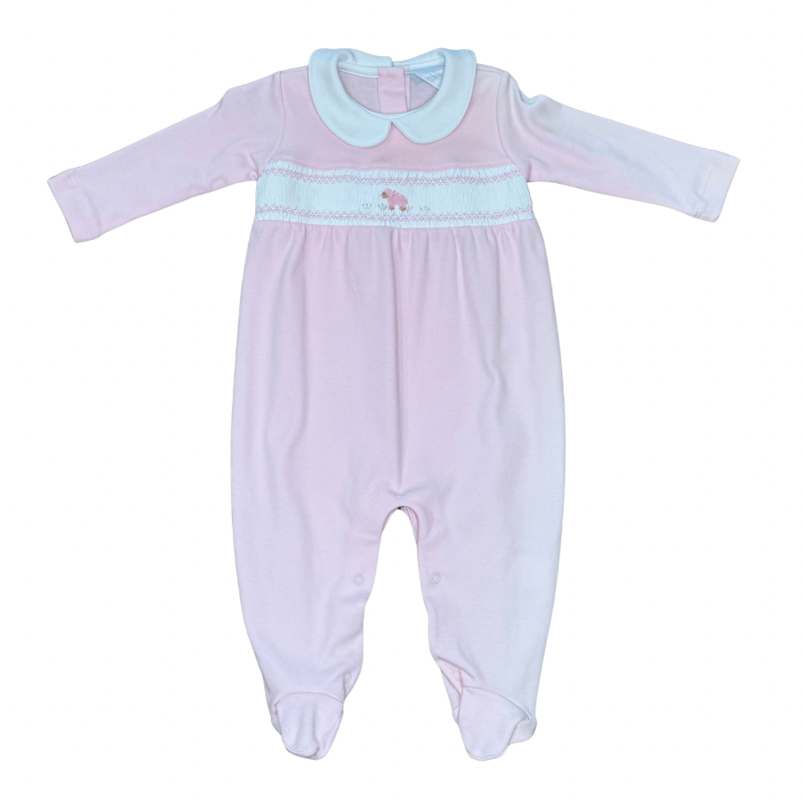 Pink Sheep Footie - Born Childrens Boutique