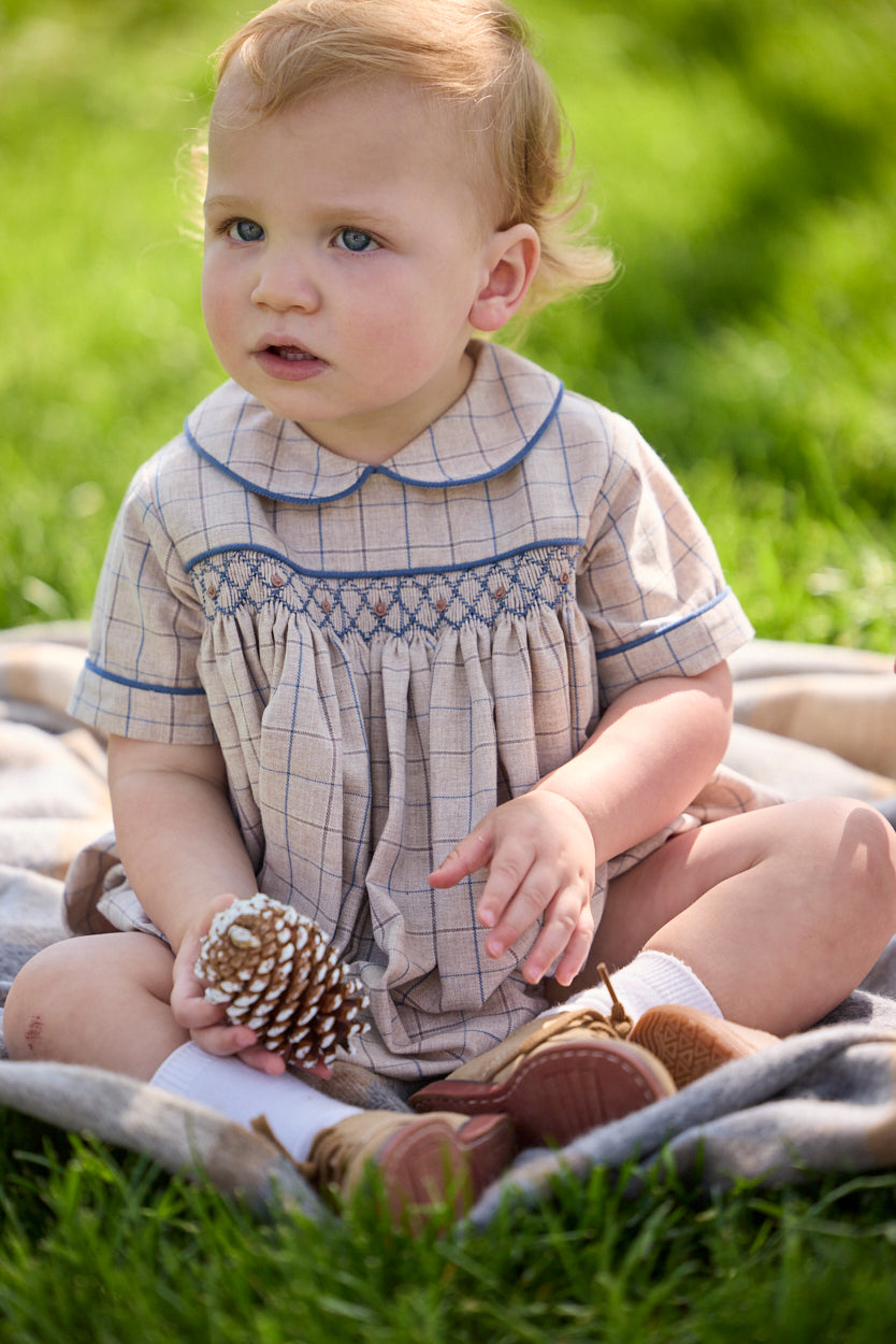 Barrington Bubble - Durham Windowpane - Born Childrens Boutique