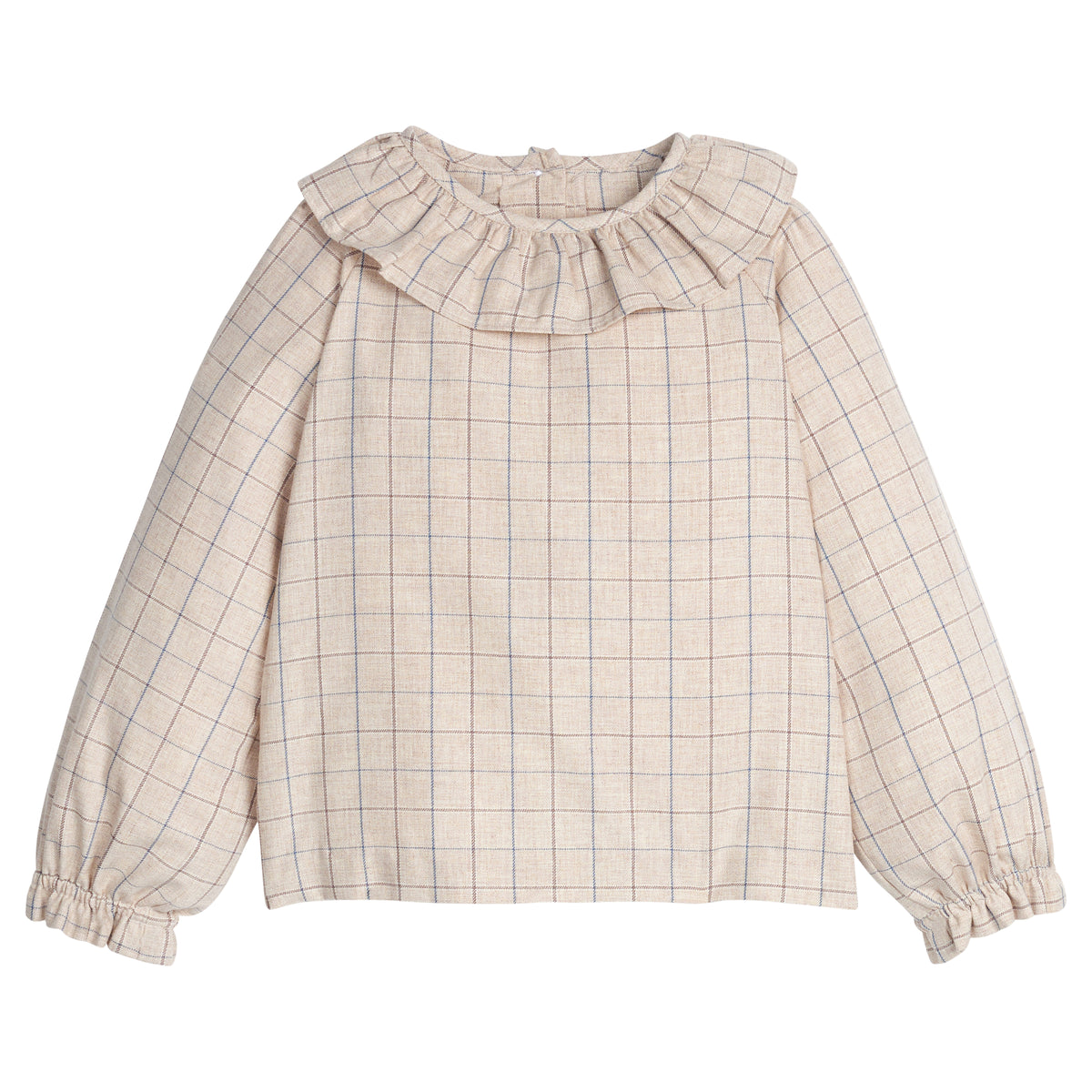 Bespoke Blouse - Durham Windowpane - Born Childrens Boutique