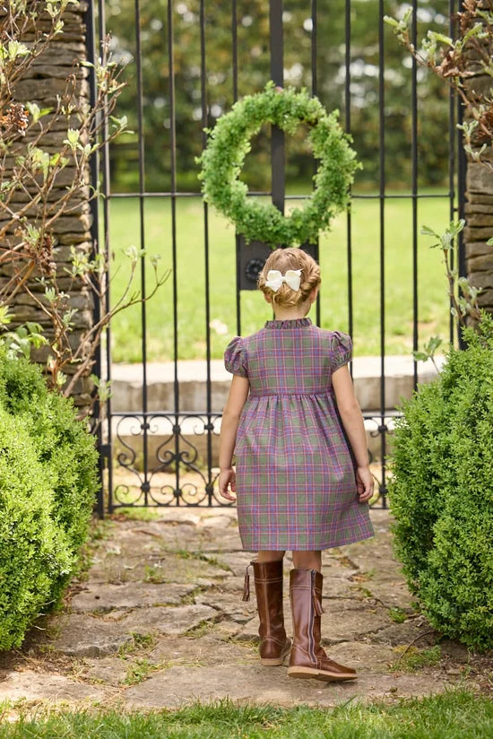 Birdie Dress - Thornhill Plaid - Born Children's Boutique