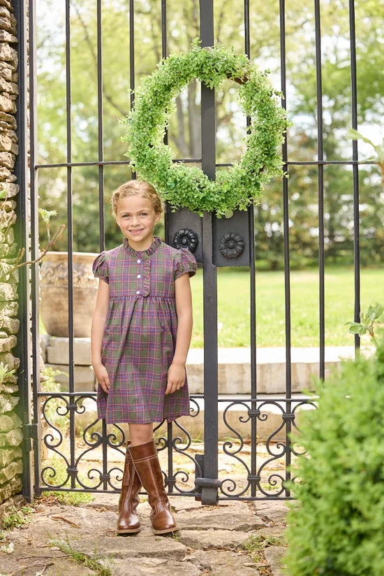 Birdie Dress - Thornhill Plaid - Born Children's Boutique