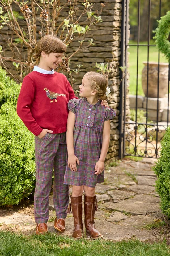Birdie Dress - Thornhill Plaid - Born Children's Boutique