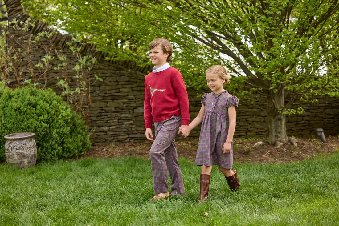 Birdie Dress - Thornhill Plaid - Born Children's Boutique
