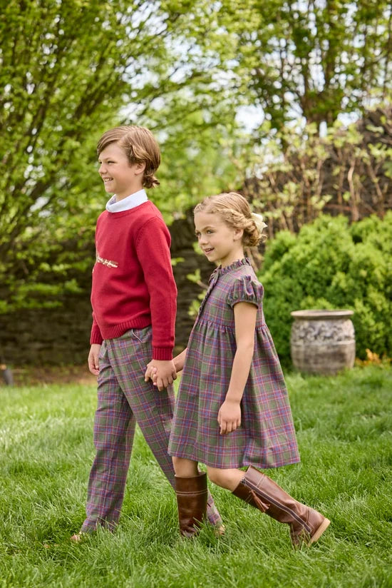 Birdie Dress - Thornhill Plaid - Born Children's Boutique