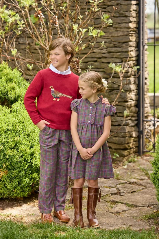 Birdie Dress - Thornhill Plaid - Born Children's Boutique
