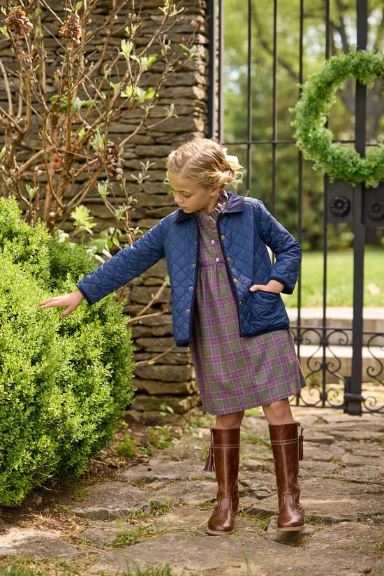 Birdie Dress - Thornhill Plaid - Born Children's Boutique