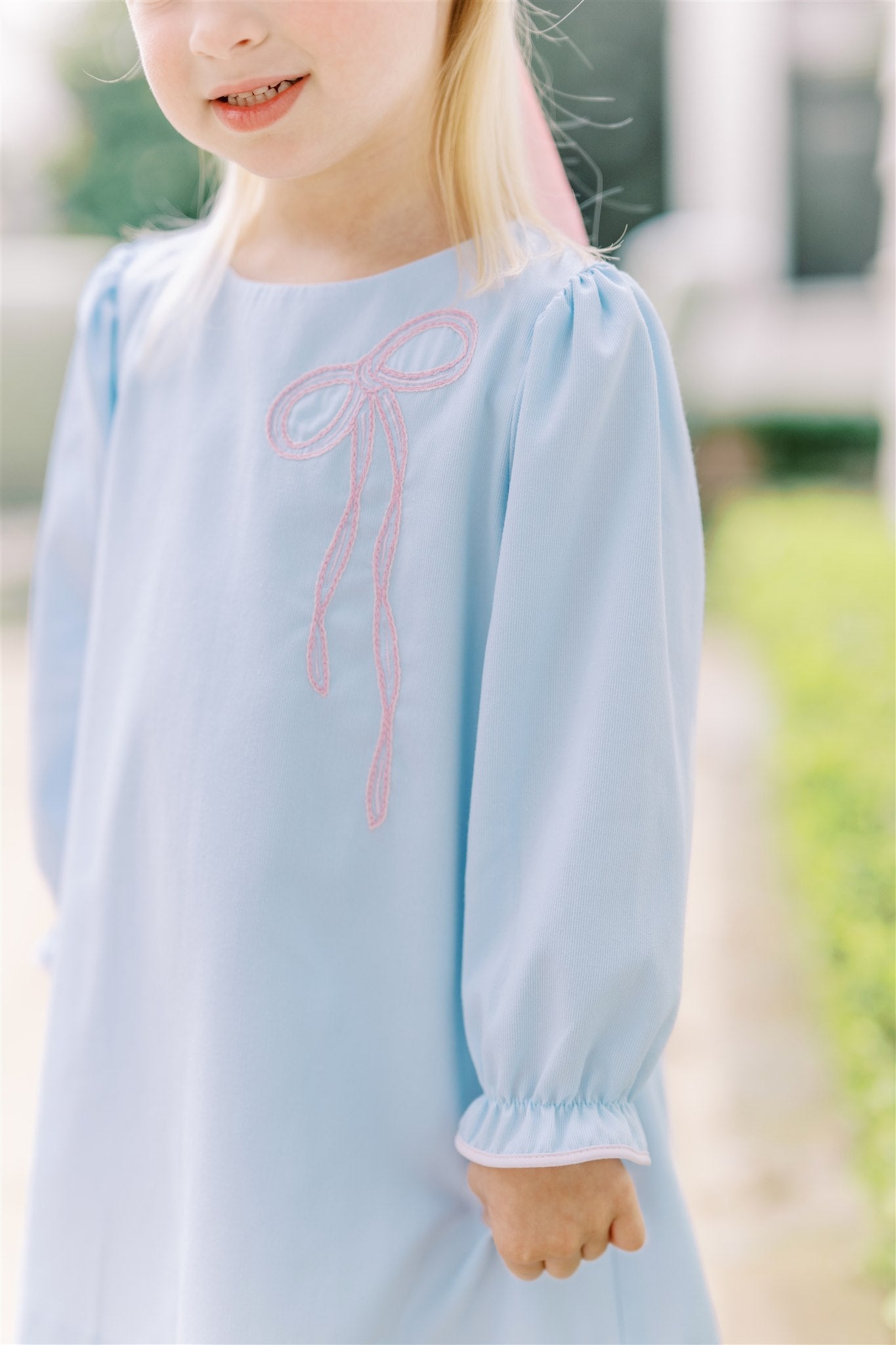 Brooklyn Bow Dress - Born Childrens Boutique