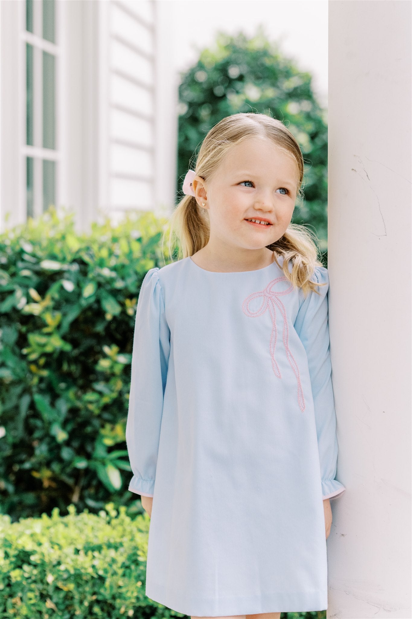 Brooklyn Bow Dress - Born Childrens Boutique