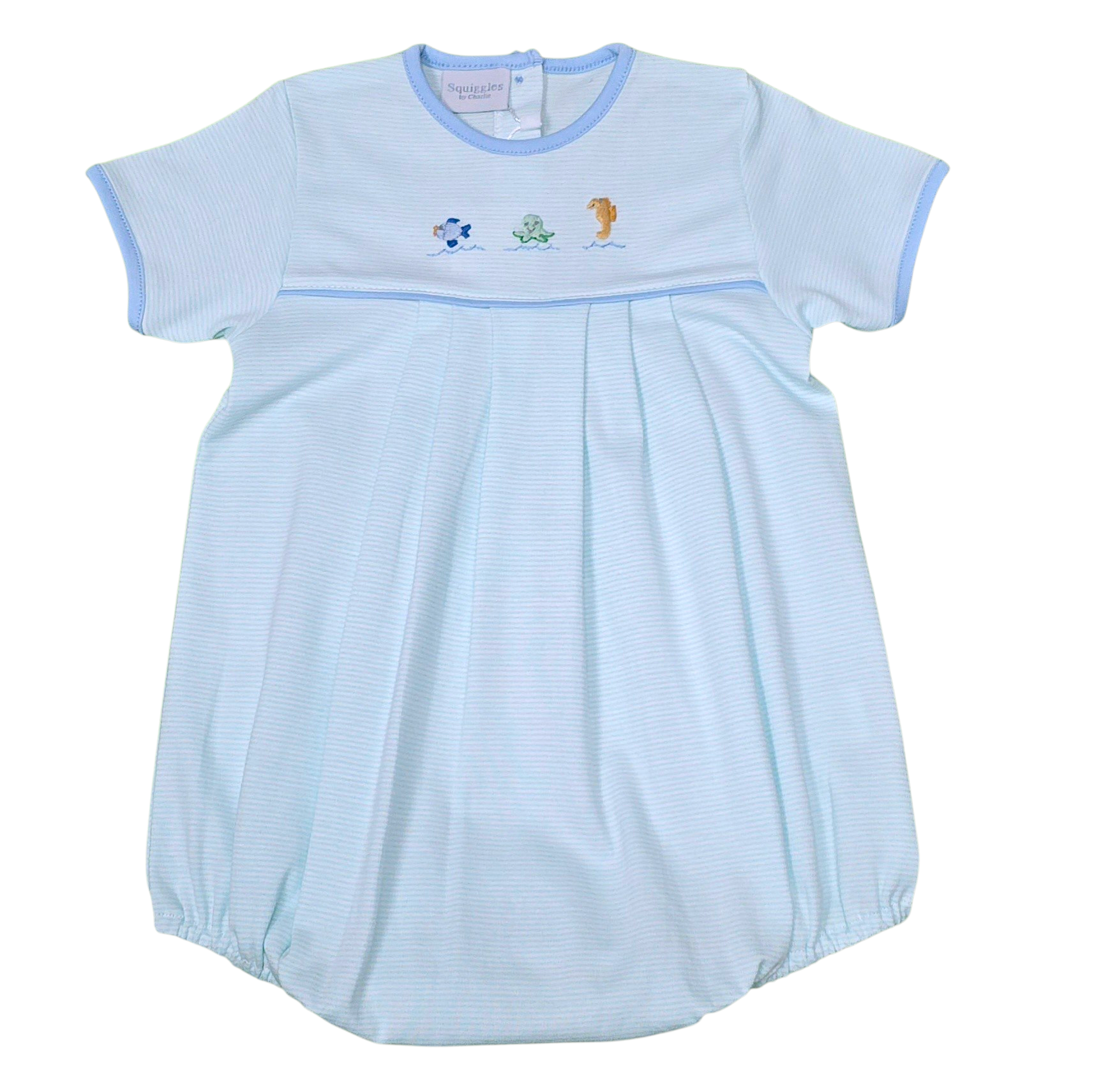 Mini Sea Creatures Pleated Bubble - Born Childrens Boutique