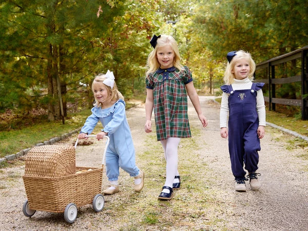 Dale Dress - Pinehill Plaid with Nantucket Navy