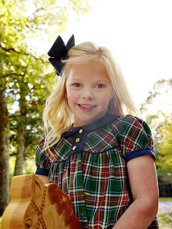Dale Dress - Pinehill Plaid with Nantucket Navy