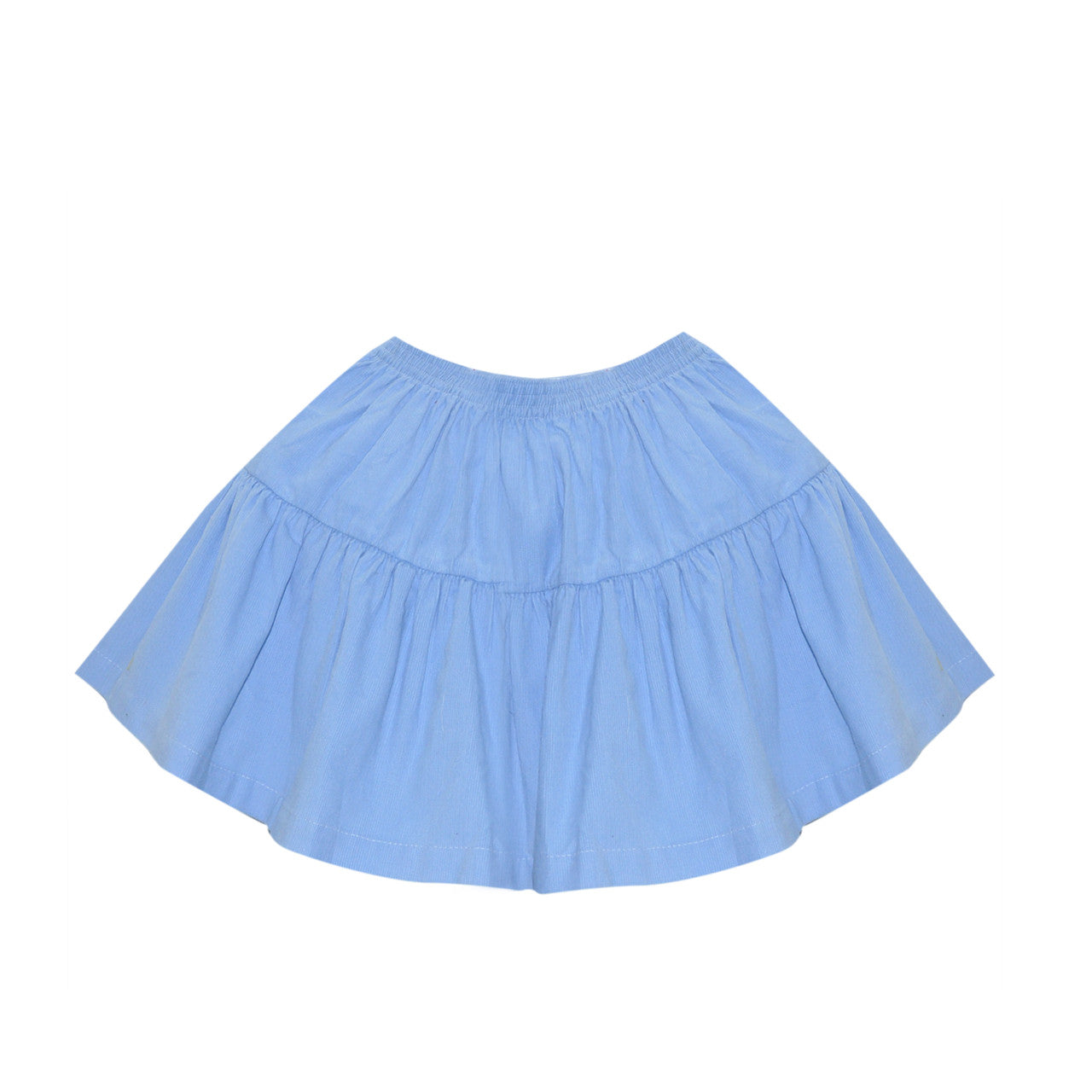 Daphne Skirt - Baby Blue Cord - Born Childrens Boutique
