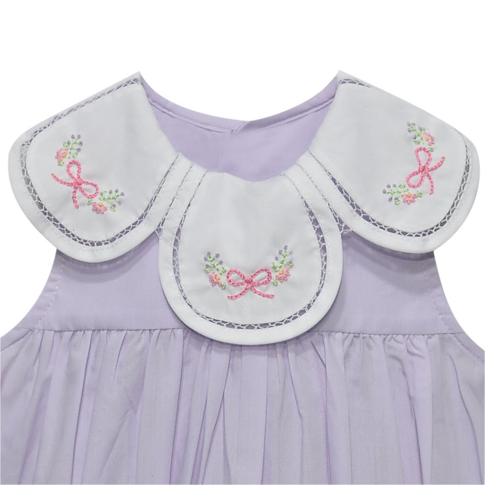 Anna Mae Girl Bubble - Volet Vines - Born Childrens Boutique
