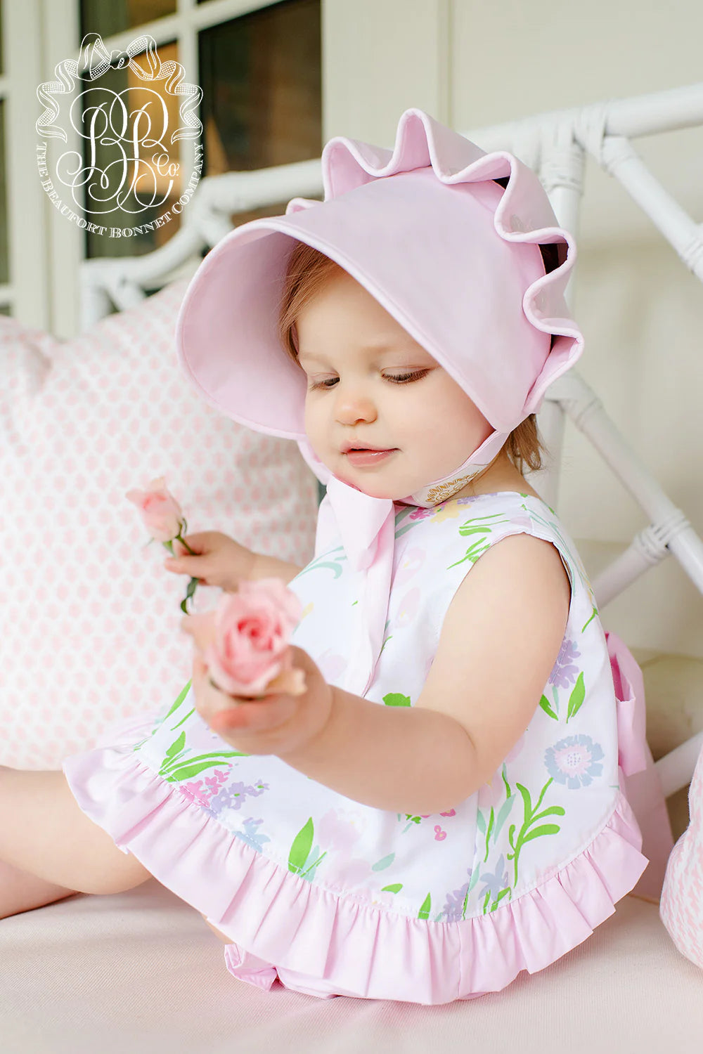 Beaufort Bonnet - Palm Beach Pink - Born Childrens Boutique
