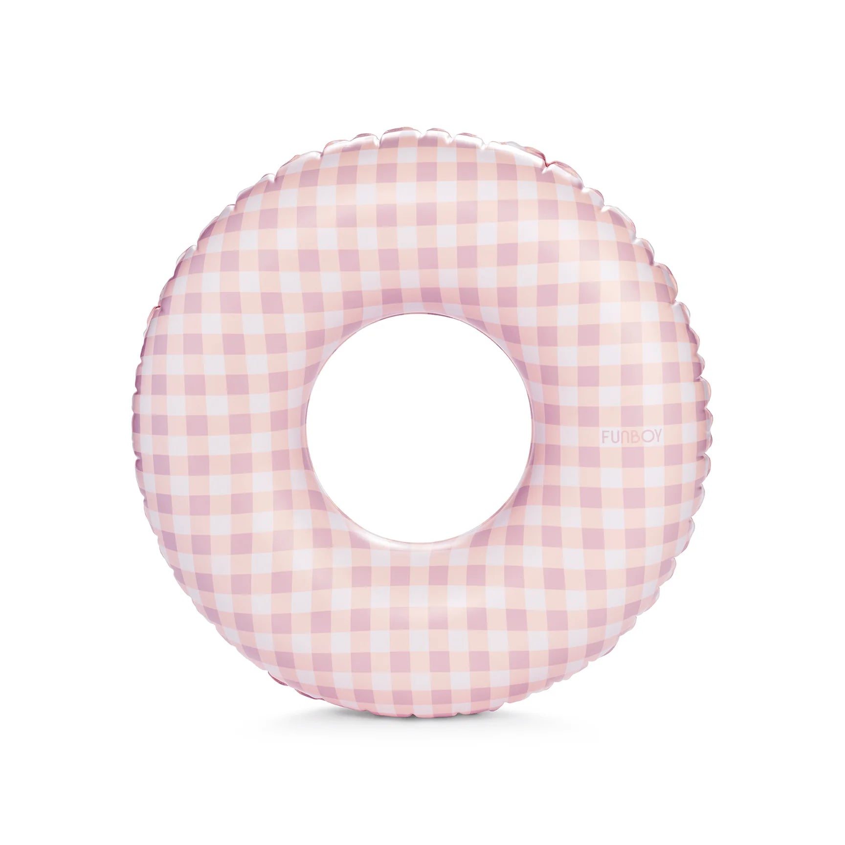 Kids Tube Float, Pink Gingham - Born Childrens Boutique