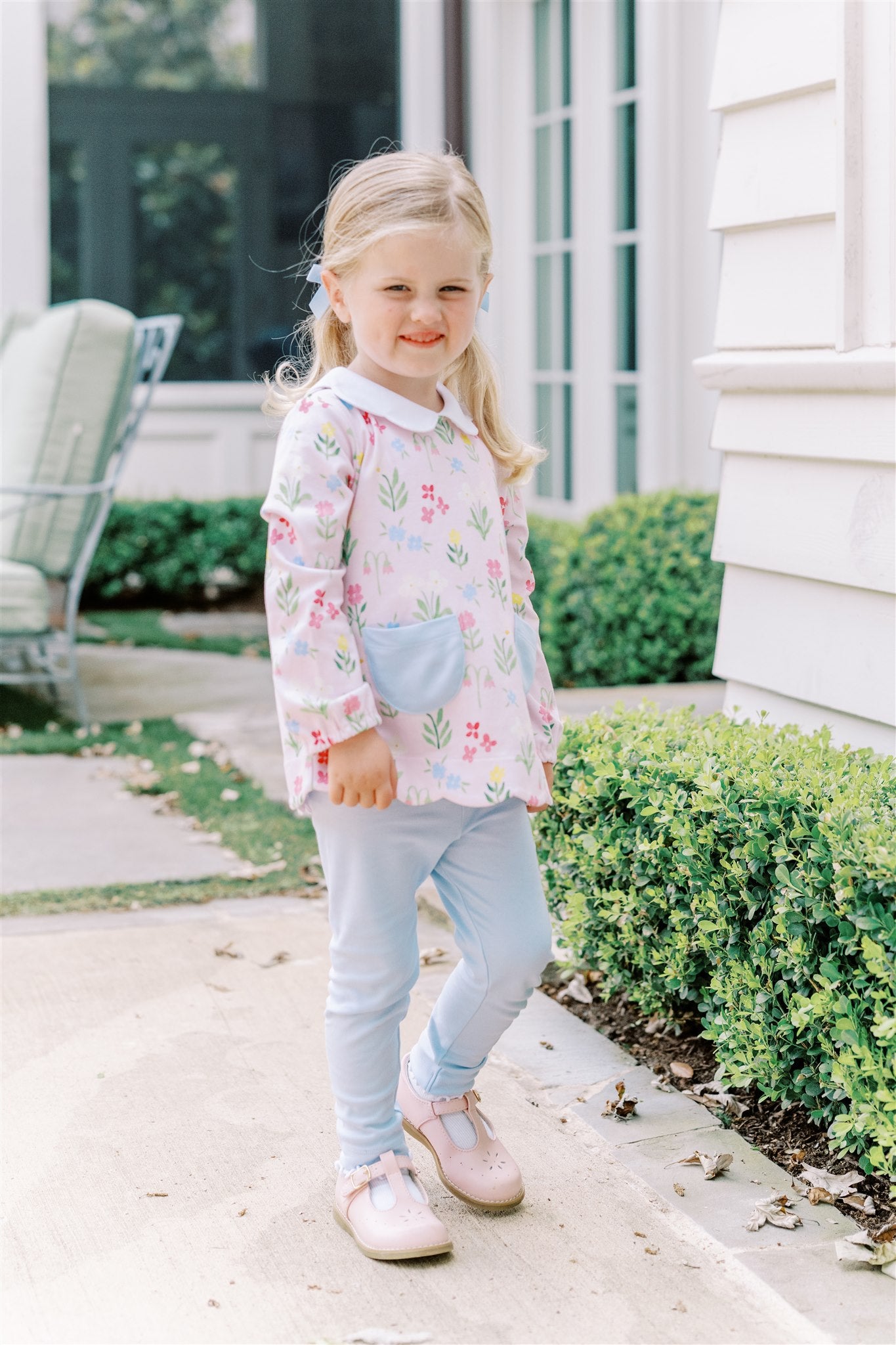 English Garden Tunic Set - Born Childrens Boutique