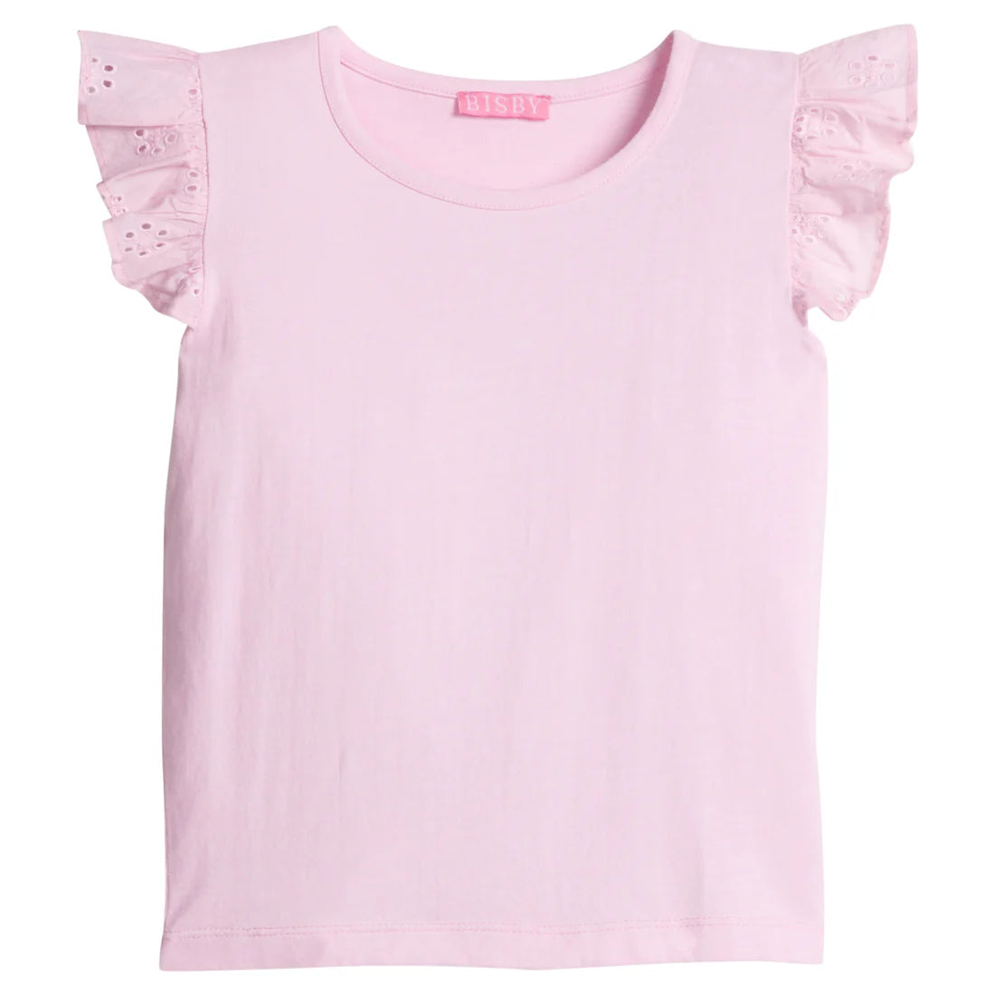 Eyelet Tank - Pink - Born Childrens Boutique