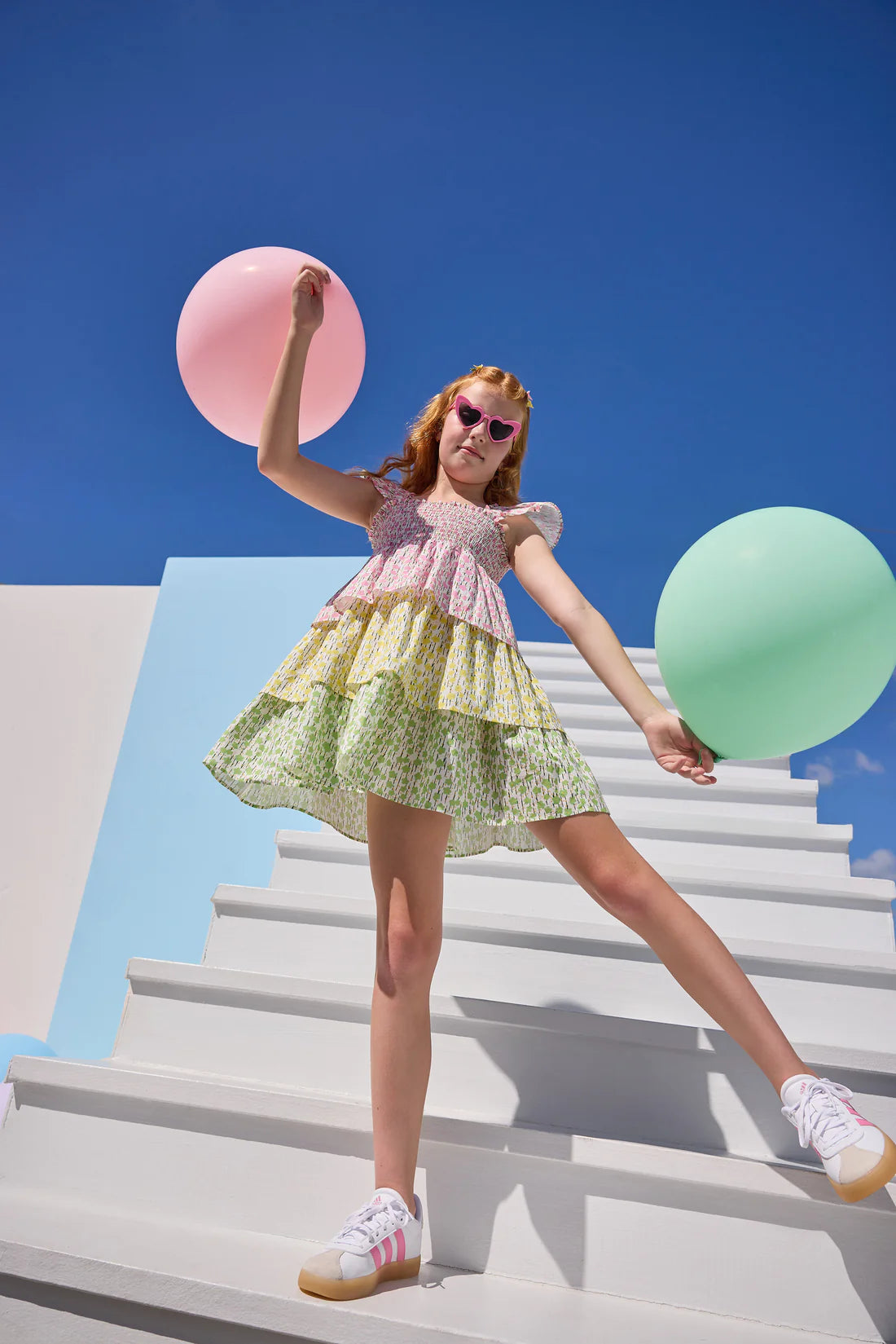 LeeLee Dress - Darien Daisies - Born Childrens Boutique