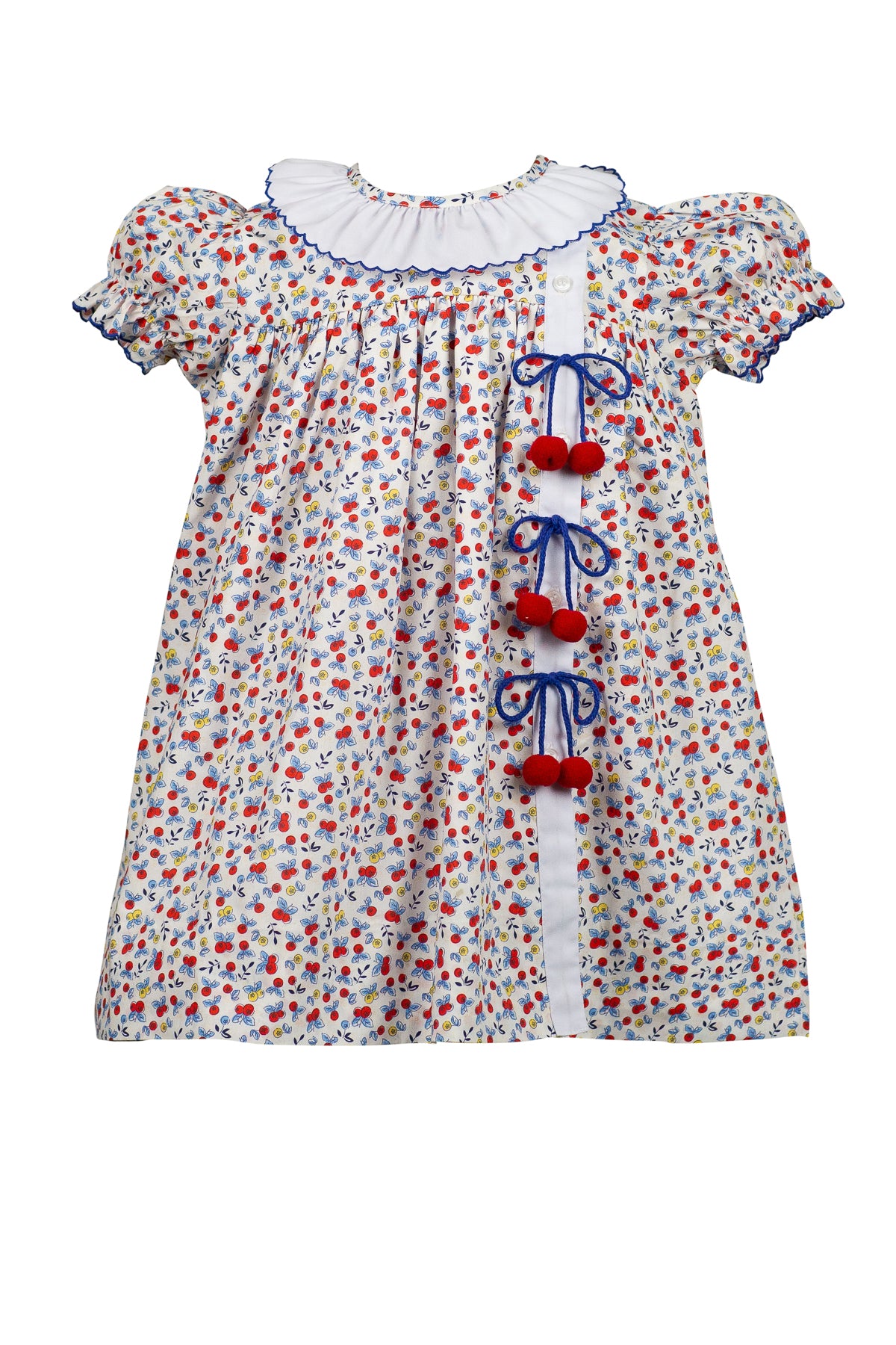 Foliage Cherry Dress - Born Childrens Boutique
