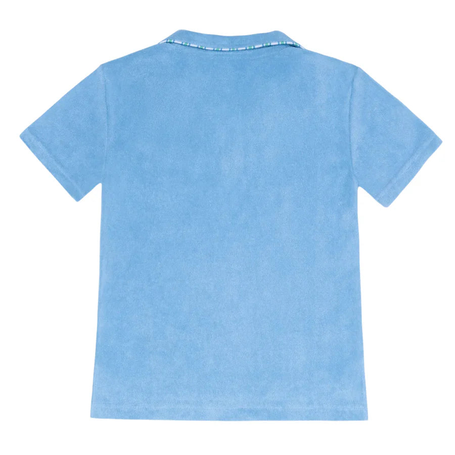 Le Marin Blue French Terry Polo - Born Childrens Boutique