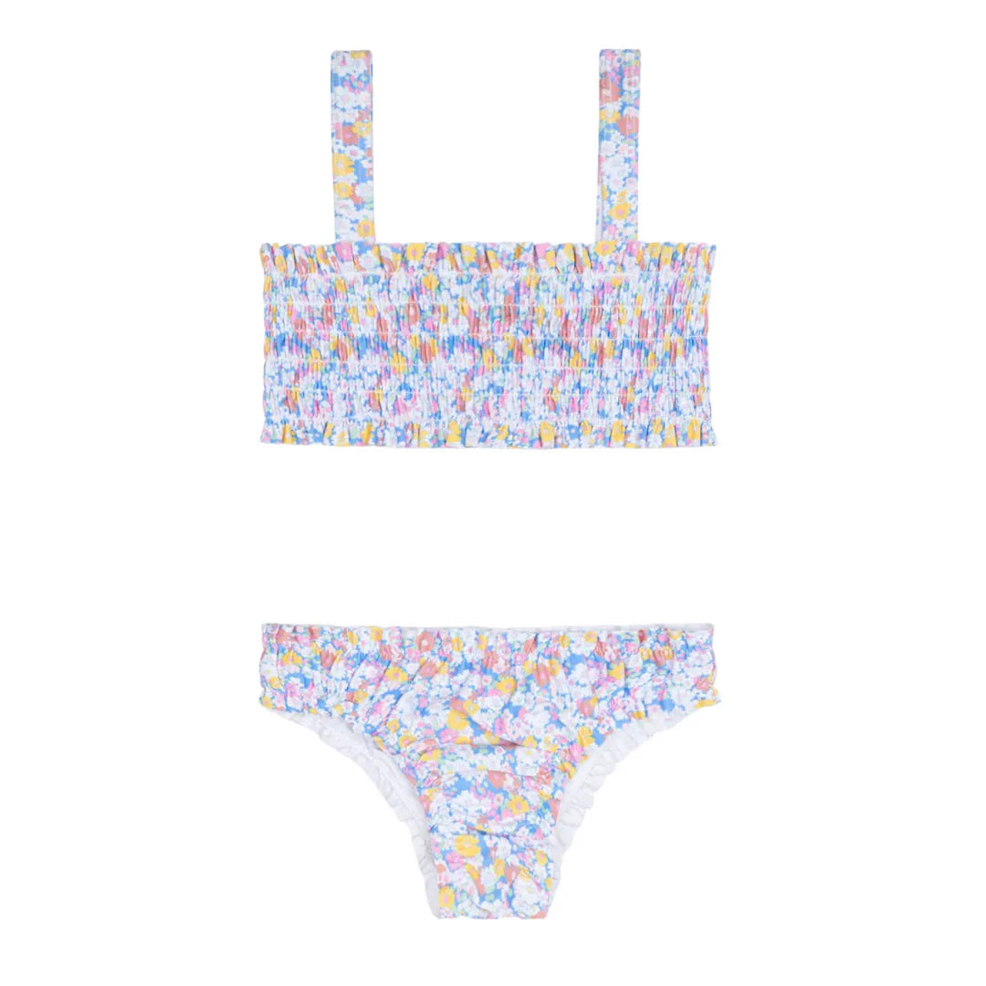 Jasmine Blossom Smocked Bikini - Born Childrens Boutique