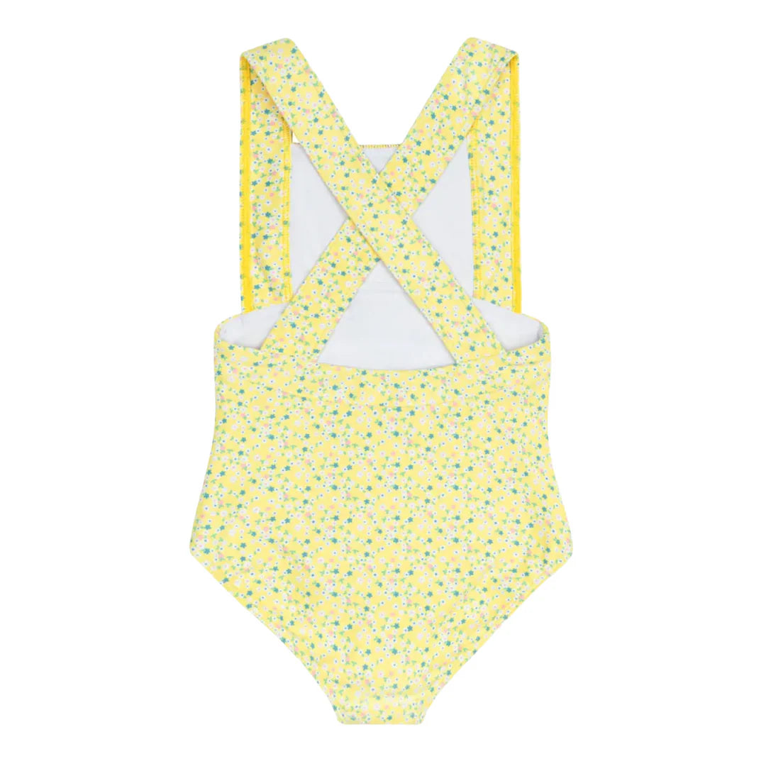 Petite Fleur Diamond Smocked One Piece - Born Childrens Boutique
