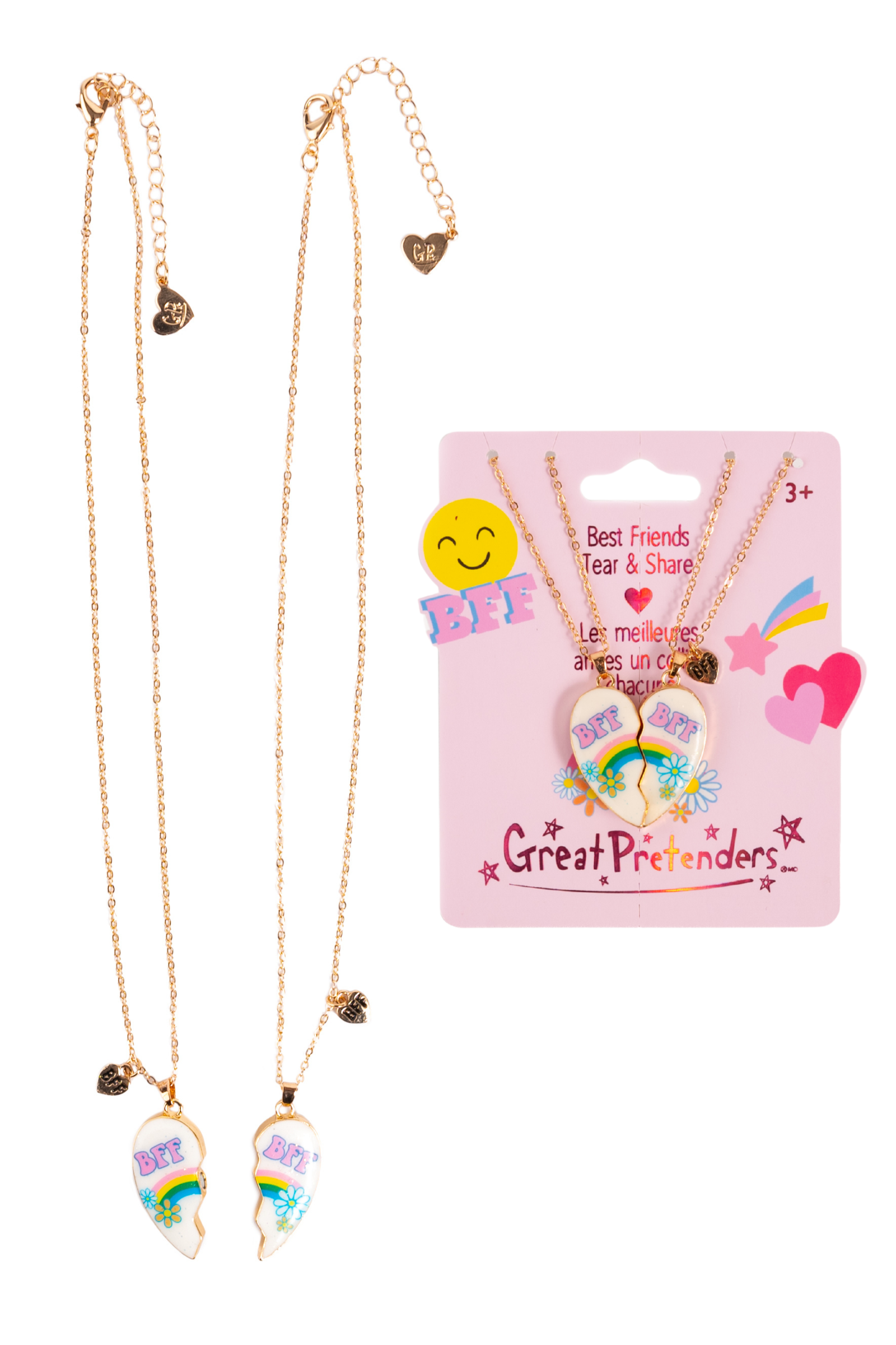 Bodacious Besties Tear and Share Necklace - Born Childrens Boutique