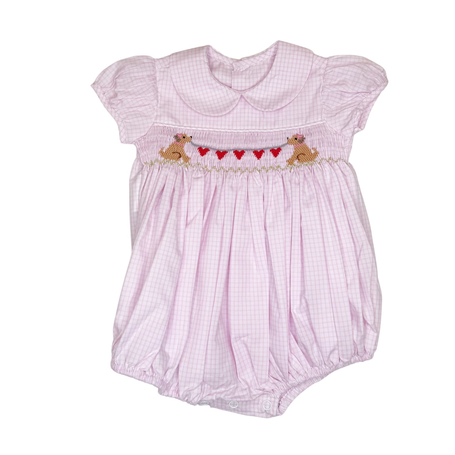 Pink Frances Girl Bubble - Valentine Puppy - Born Childrens Boutique