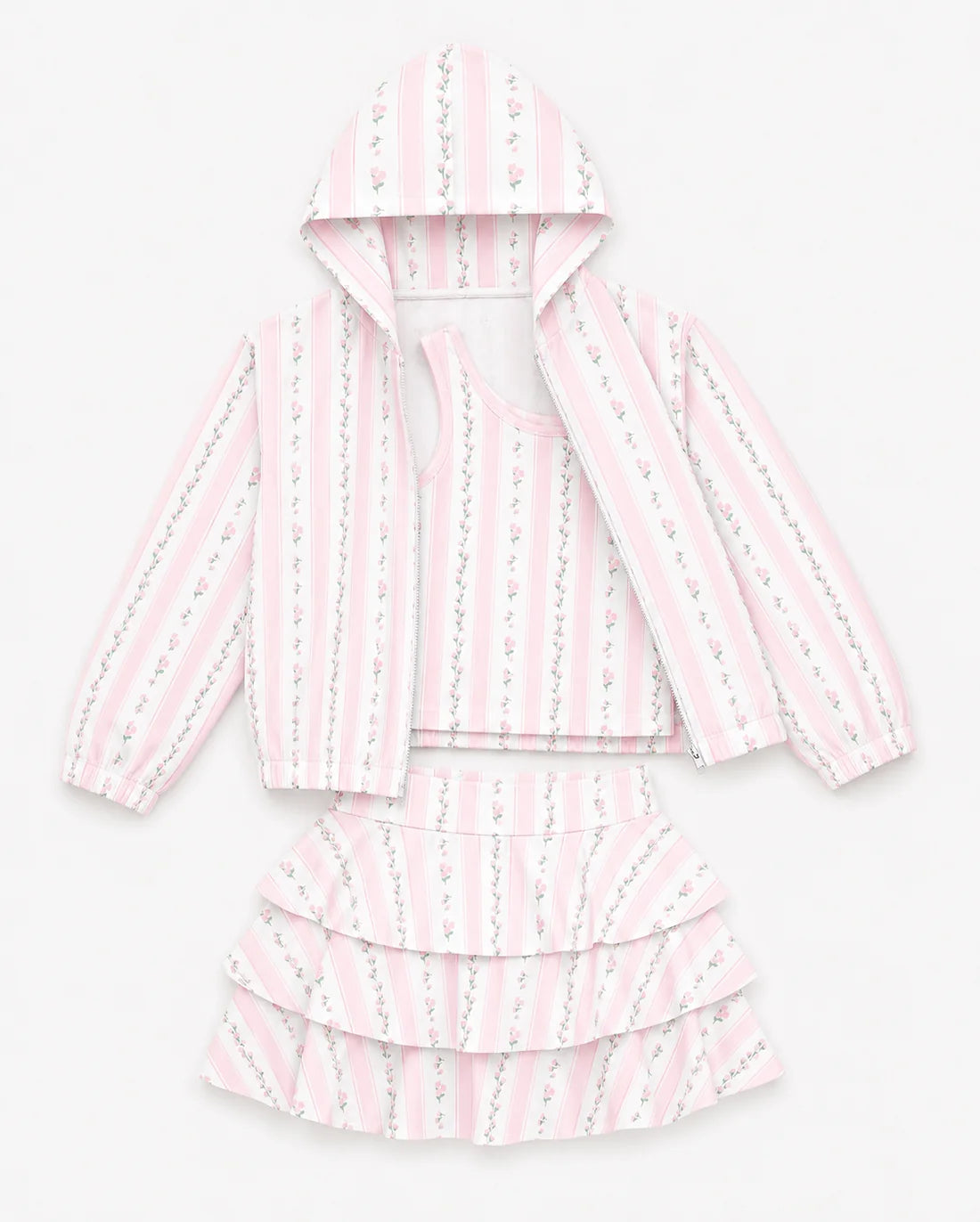 Avery Set in Petite Pink Rosebud