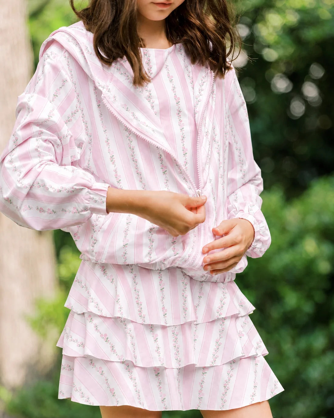 Avery Set in Petite Lavender Rosebud