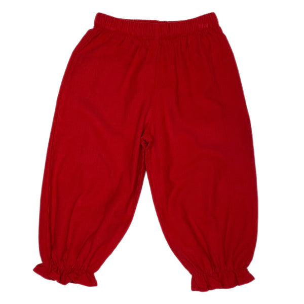 Girl Bloomer Pant Red - Born Childrens Boutique