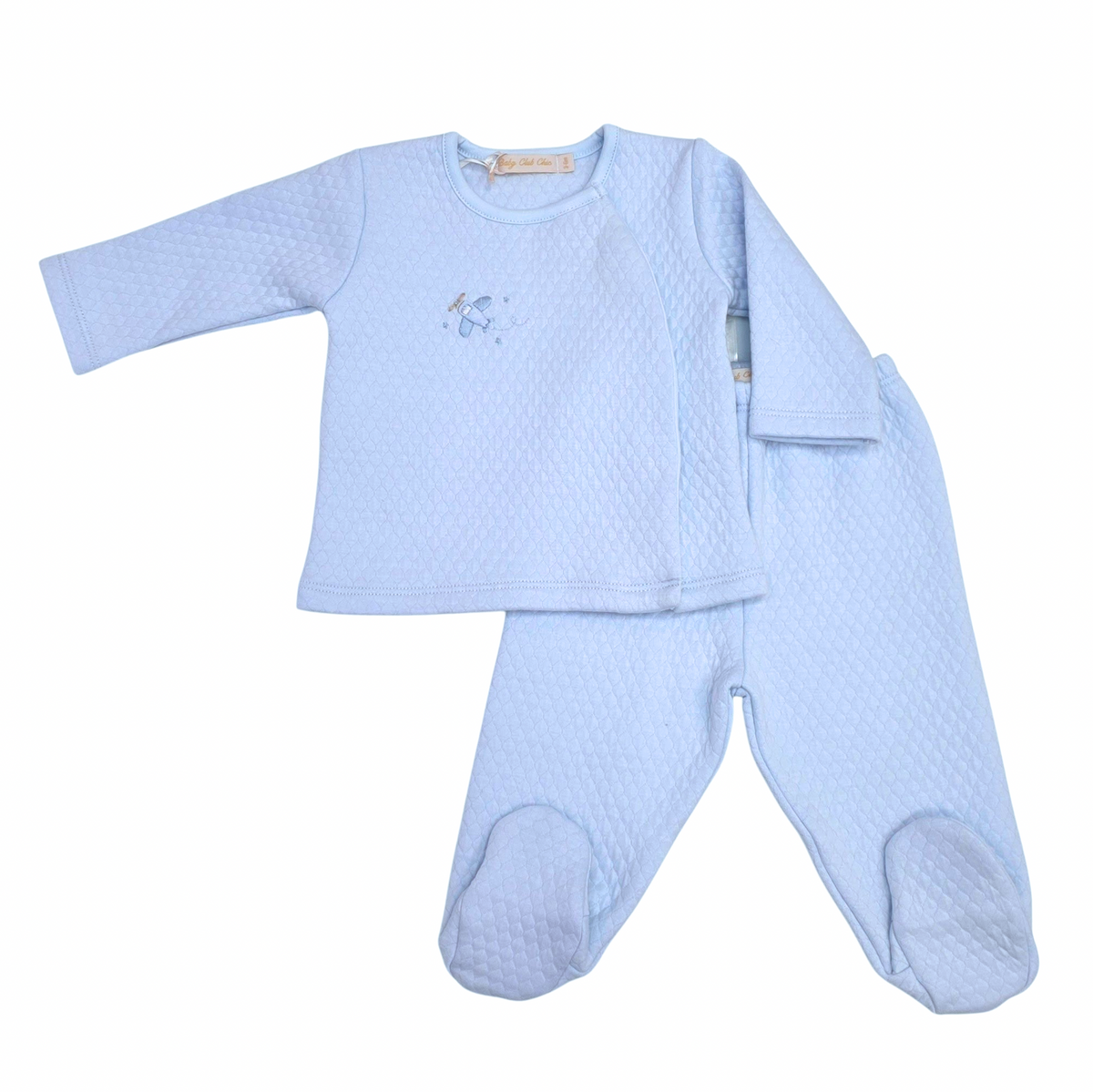 Lullaby Flight Pima Jacquard Footed Set - Born Children's Boutique