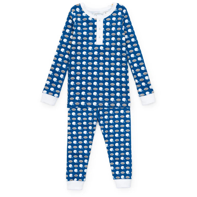Jack Boy Pajama Pant Set - Firstdown Football - Born Childrens Boutique