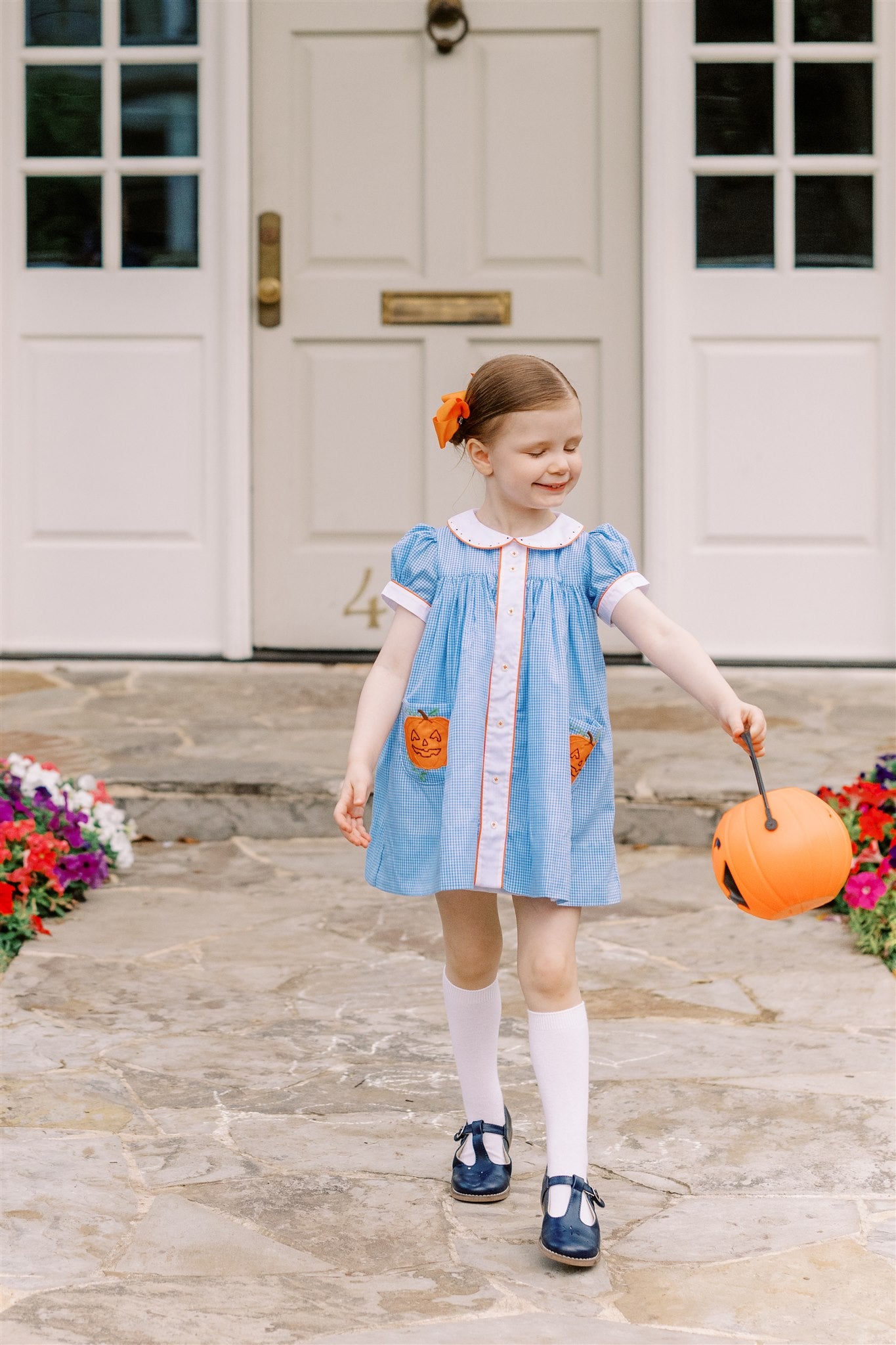 Pre-Order Jackie Pumpkin Dress - Born Childrens Boutique