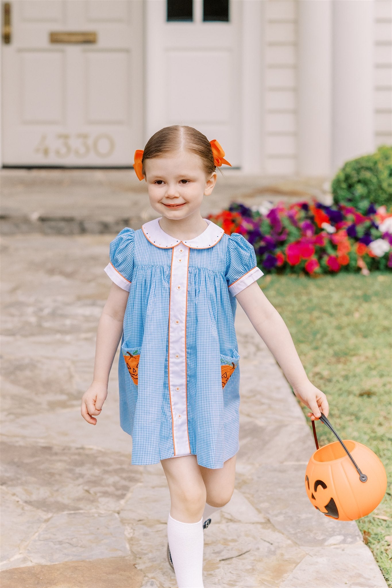 Pre-Order Jackie Pumpkin Dress - Born Childrens Boutique