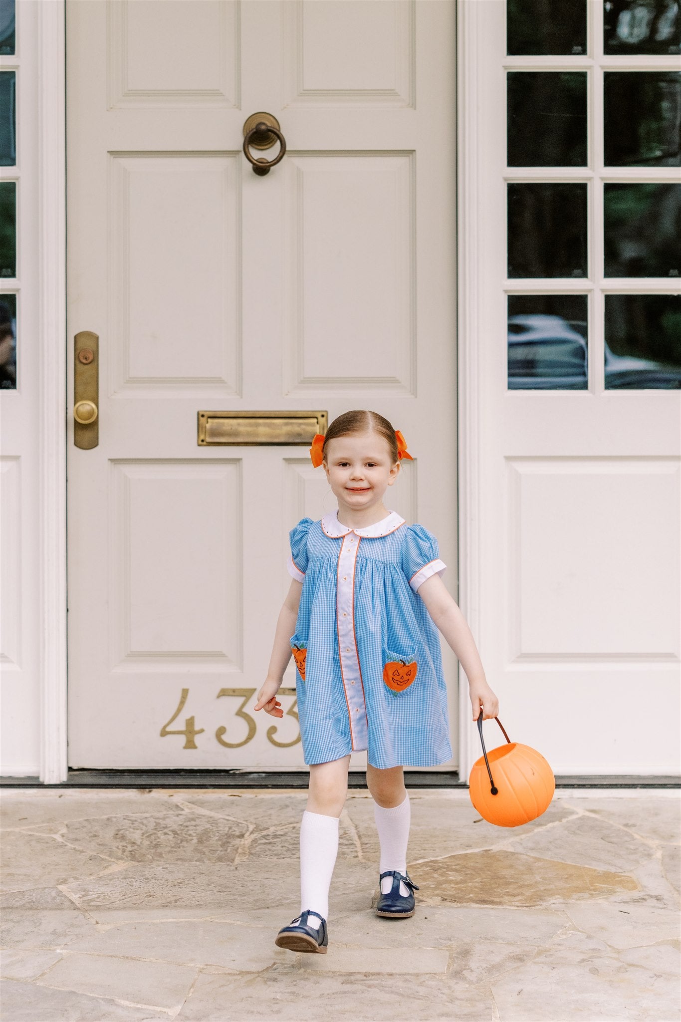 Pre-Order Jackie Pumpkin Dress - Born Childrens Boutique