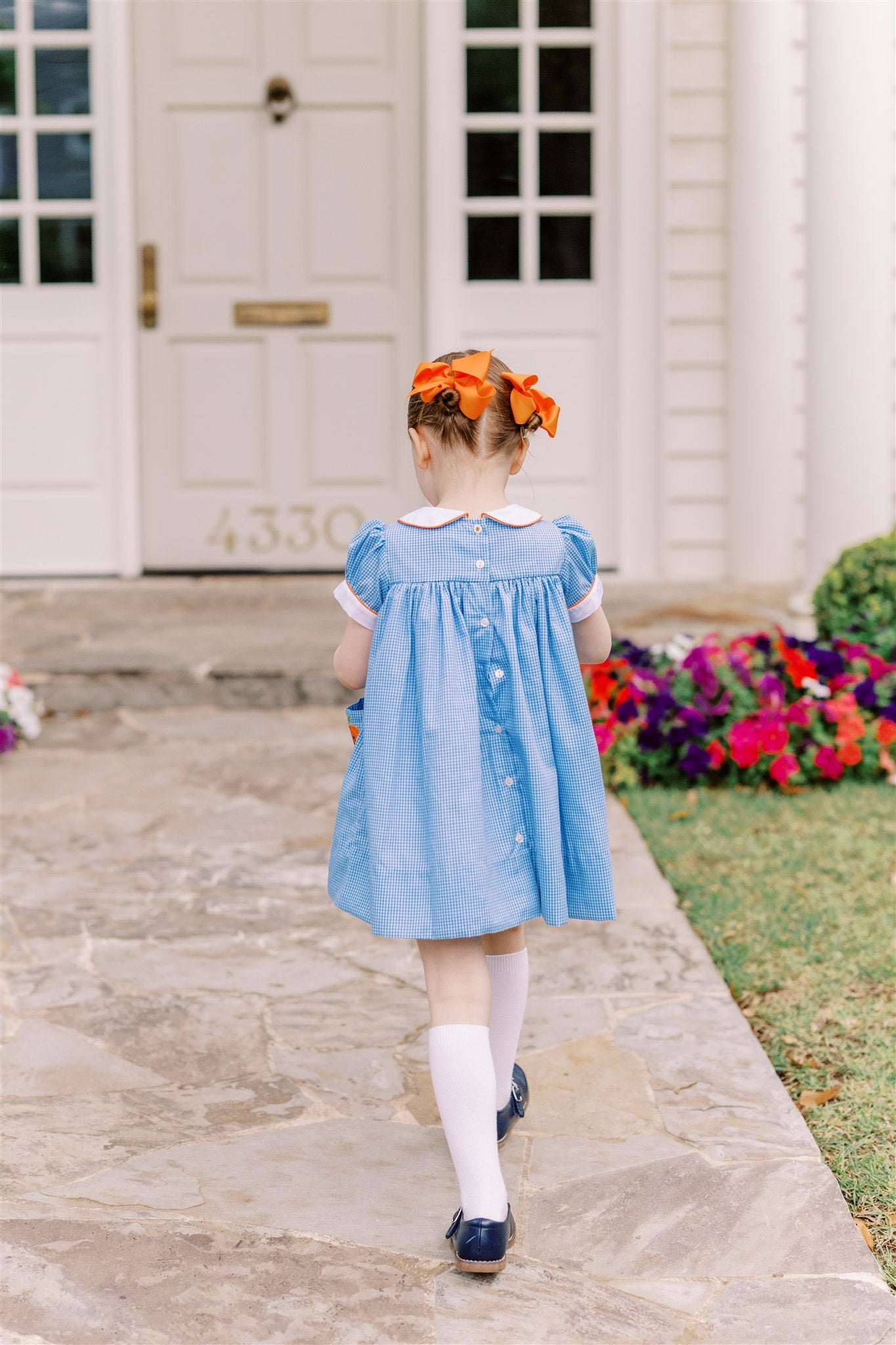 Pre-Order Jackie Pumpkin Dress - Born Childrens Boutique