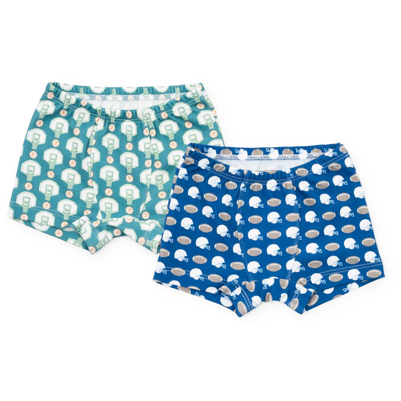 James Boy Underwear Set - Firstdown Football/Basketball Game - Born Childrens Boutique