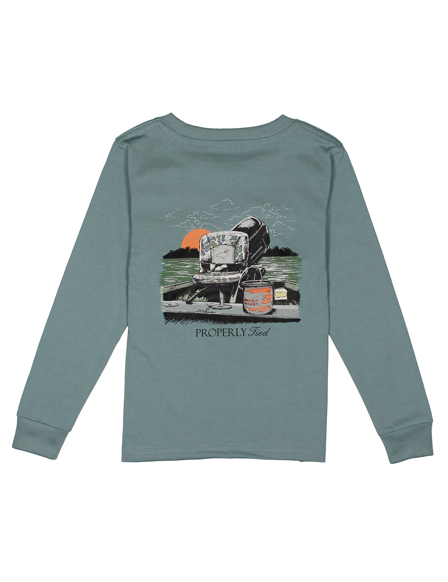 Gone Fishin' LS Steel Blue