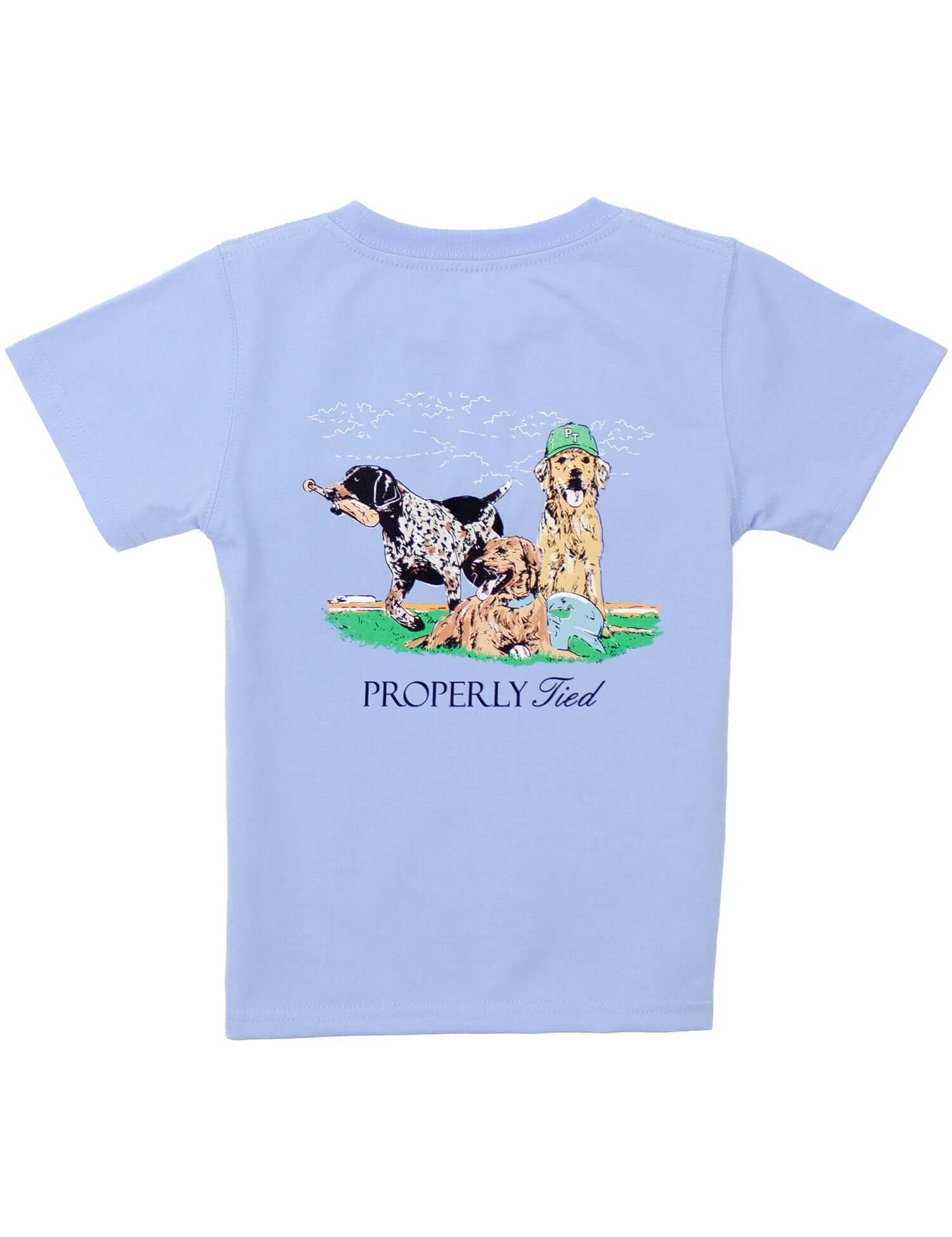 Diamond Dogs SS Light Blue - Born Childrens Boutique