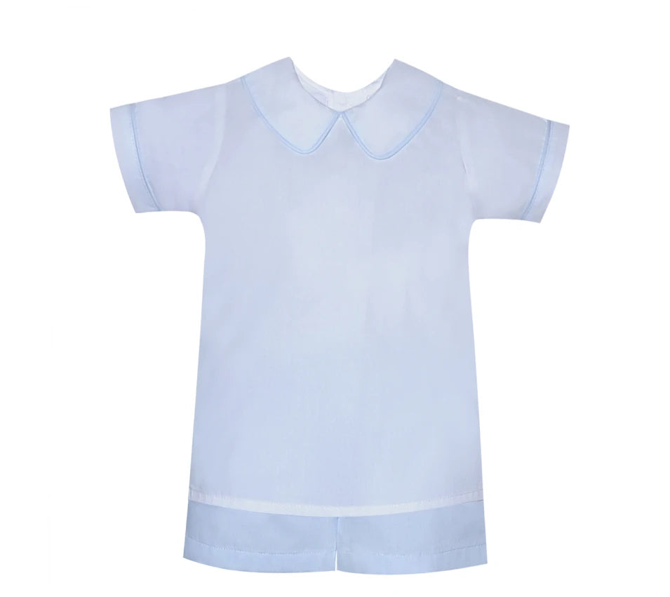 Madison Short Set - Blue - Born Childrens Boutique