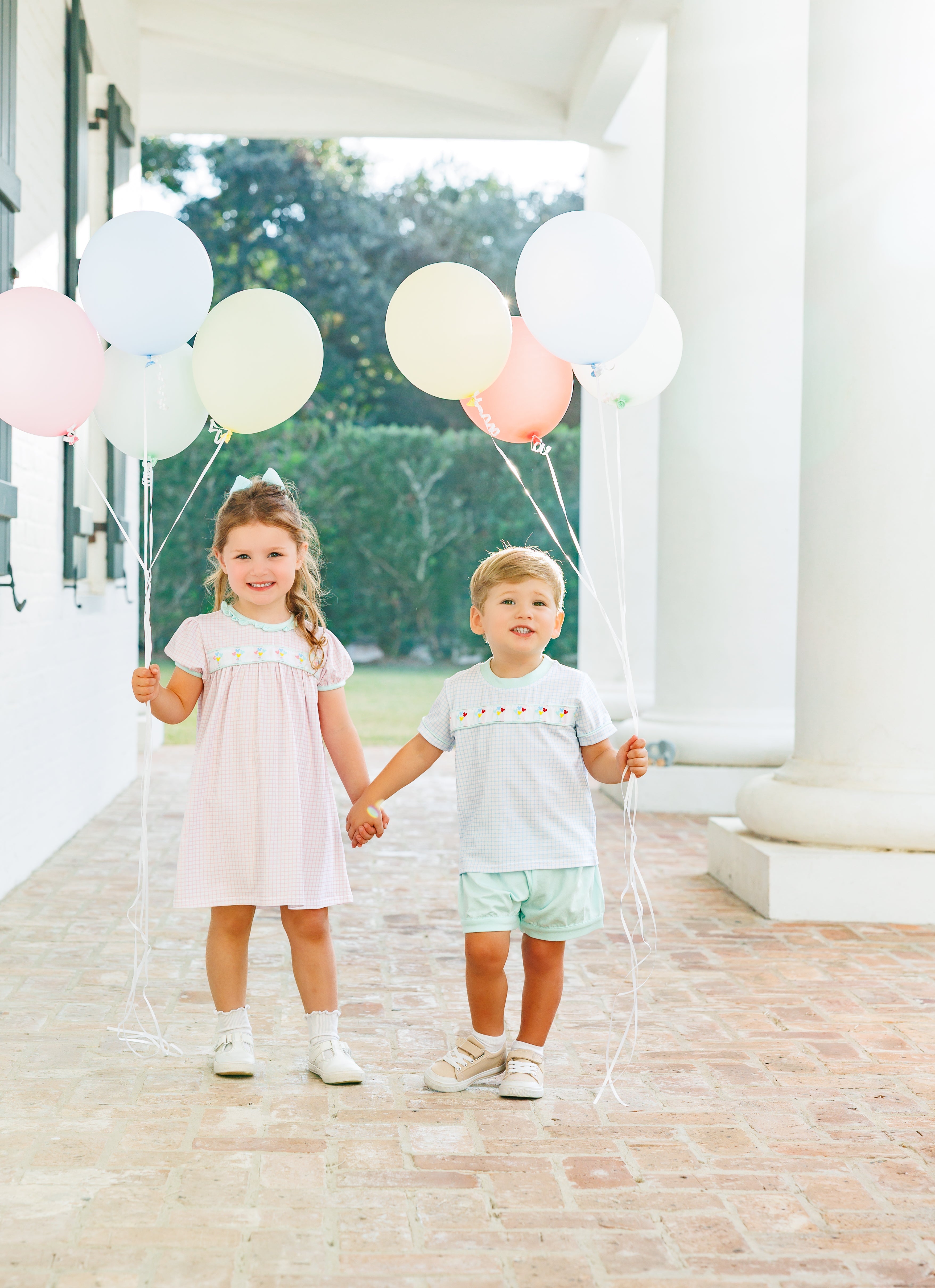 Magical Balloons Banded Short Set