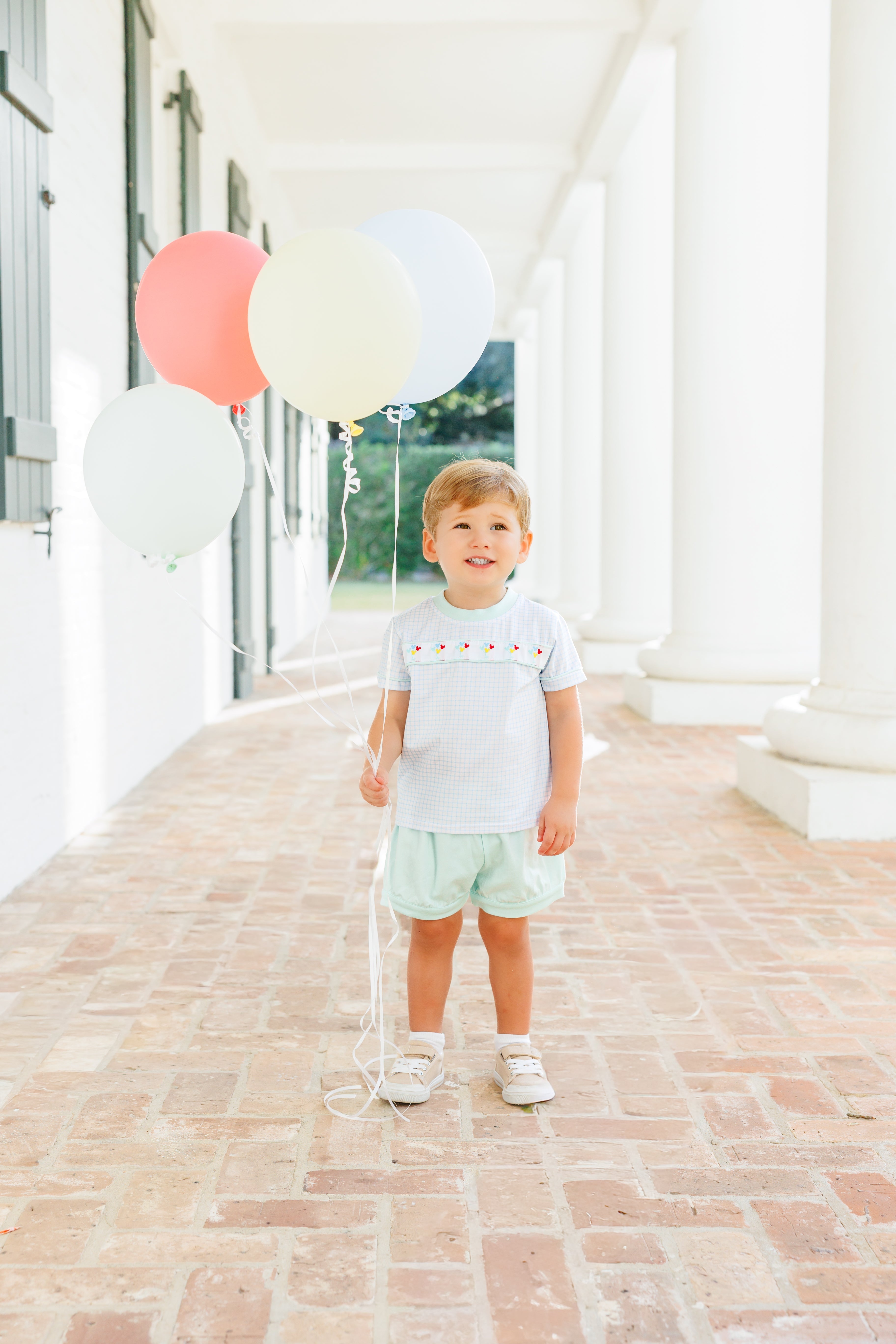 Magical Balloons Banded Short Set