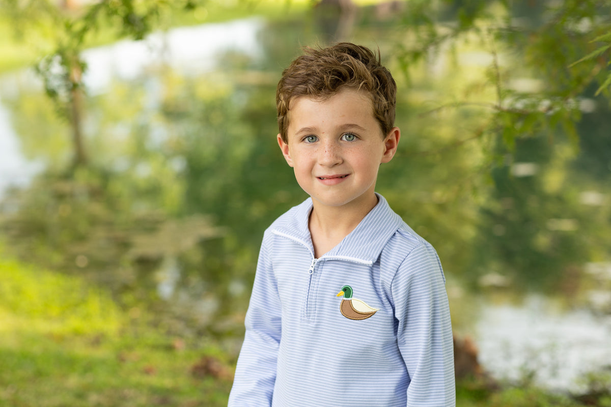 Mallard 1/4 Zip Pullover - Born Childrens Boutique
