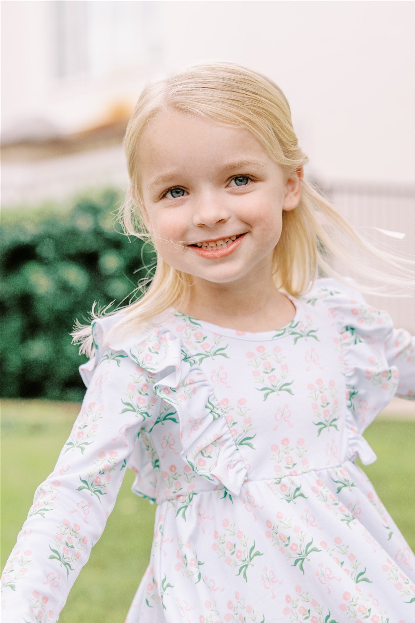 Margot LS Twirl Dress - Born Childrens Boutique