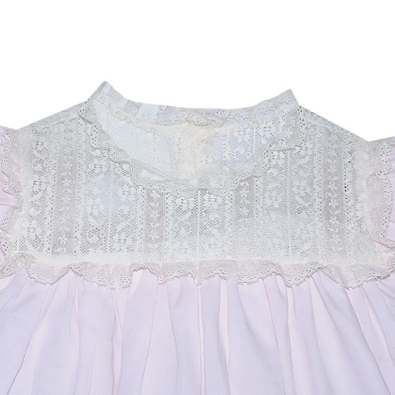 Phoenix & Ren Pink Rowan Girl Bubble with Ecru Lace - Born Childrens Boutique