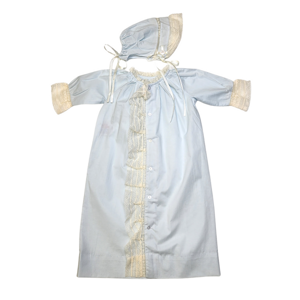 Blue Finn Boy Day Gown - Born Childrens Boutique