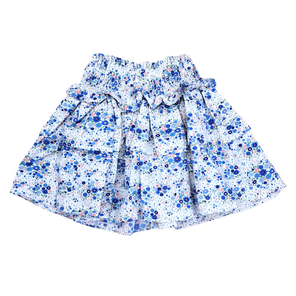Smocked Skirt Fall Floral - Born Childrens Boutique